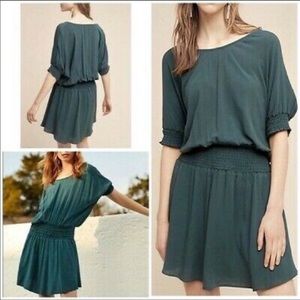 Anthropologie Floreat Azriel • Green Dress